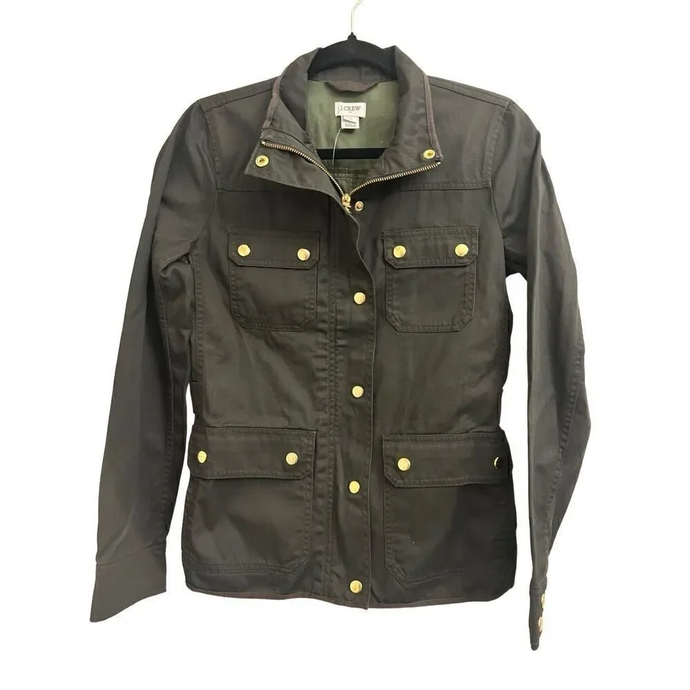 NWT J. Crew military inspired jacket XS